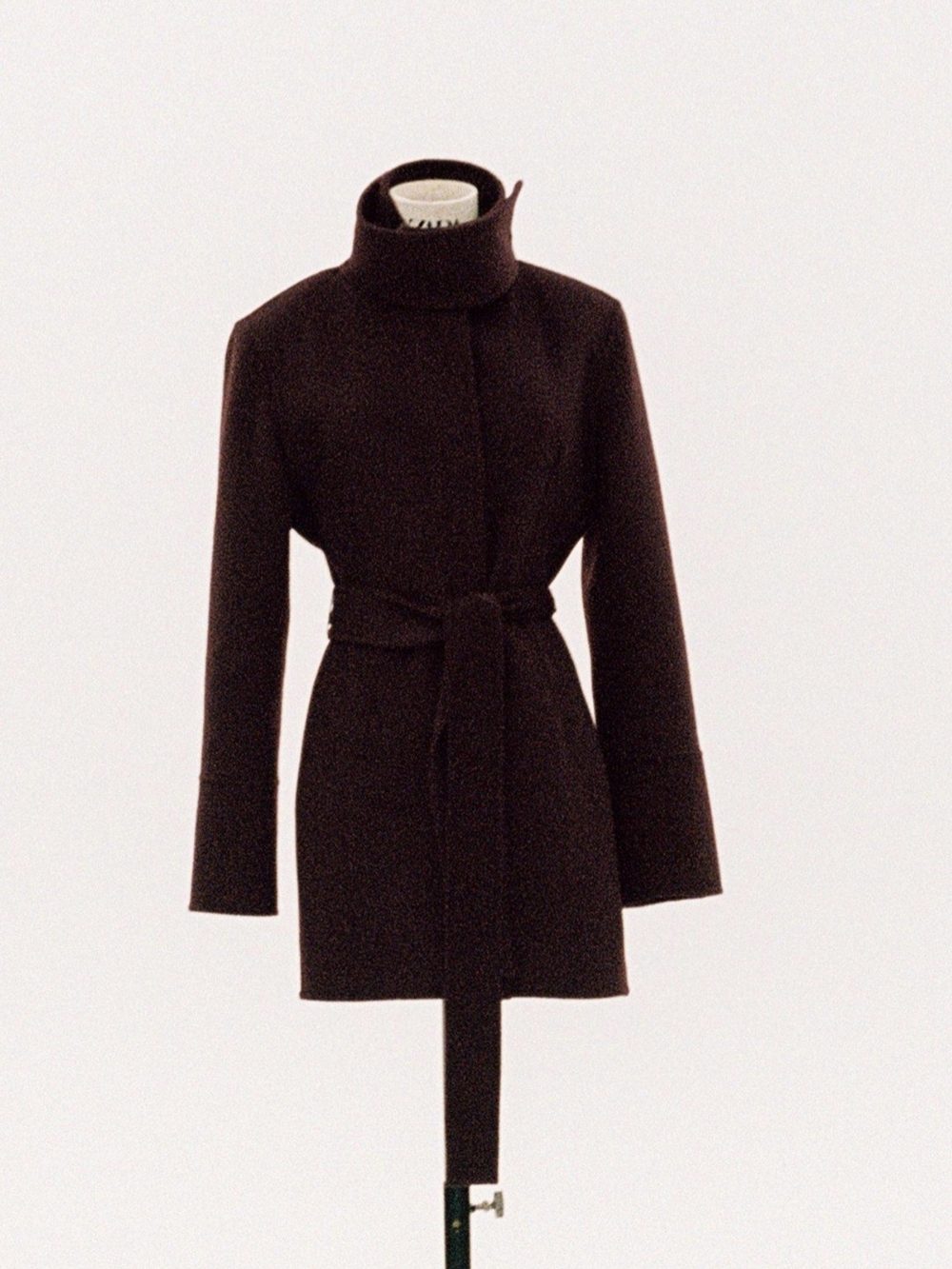 Zara Belted Wool Blend Coat